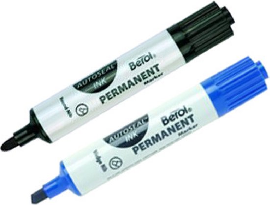 Edding 400-03 - Permanent marker - ronde punt - 1 mm - Blauw