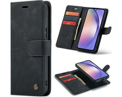 Casemania Hoesje Geschikt voor Google Pixel 8 - Charcoal Gray - 2 in 1 Magnetic Book Case