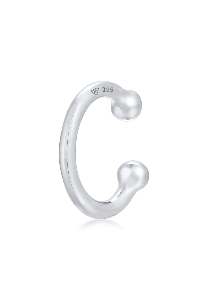 Elli - Sieradenboxen - Dames Clip-On Neus Piercing Basis Ball Geo in 925 Sterling Zilver - Dames