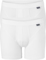 SCHIESSER Authentic shorts (2-pack) - met gulp - wit - Maat: XXL