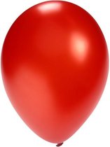ballon metallic rood 5 inch per 100