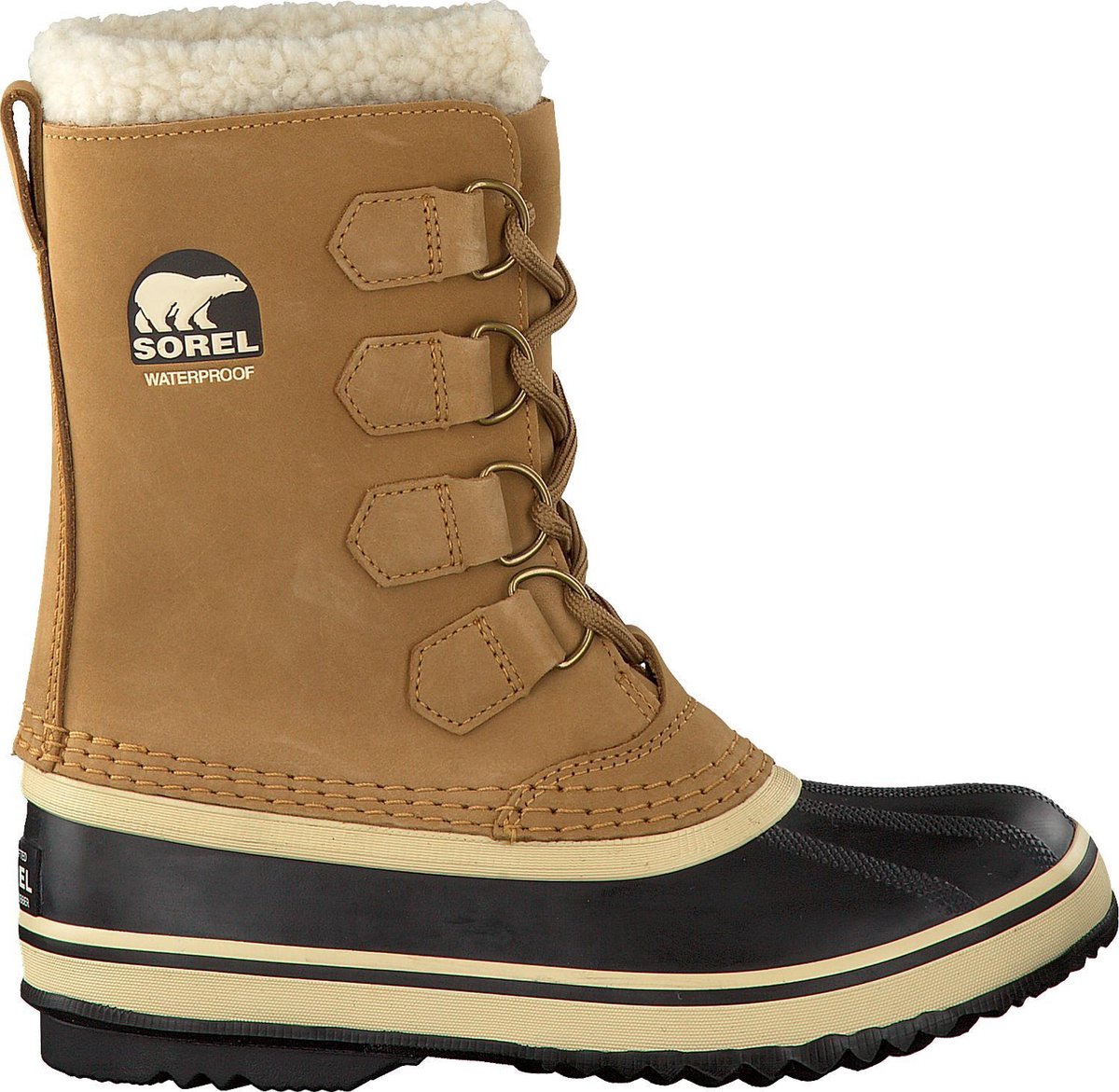 bol.com | Sorel Dames Veterboots 1964 Pac 2 - Camel - Maat 36+