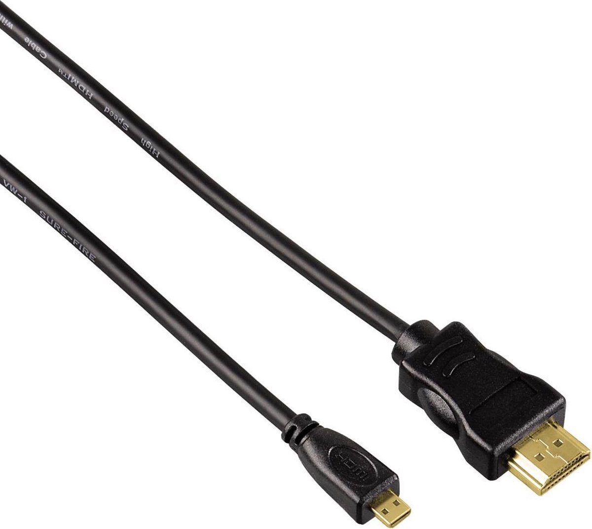 Hama HDMI Kabel Micro 0.5 M