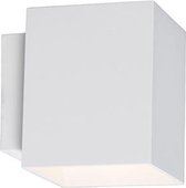 QAZQA sola - Moderne Wandlamp Up Down voor binnen - 1 lichts - D 100 mm - Wit -  Woonkamer | Slaapkamer | Keuken