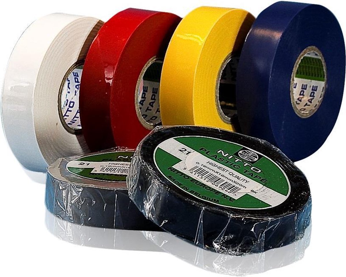 Stokvis PVC Isolatietape 19mm x 20M Wit