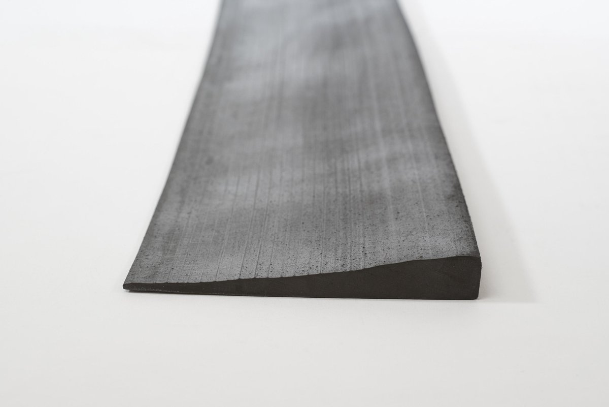 Goedkoopste Rubber drempelhulp 1,2 x 11 x 100 cm met lijmlaag (zwart