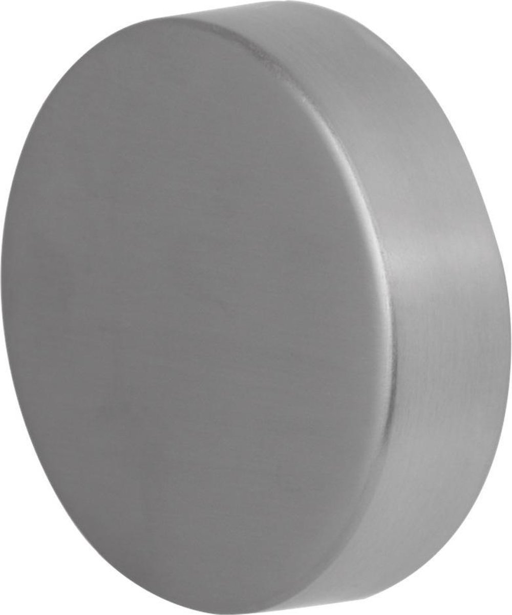 Deurknop - RVS geborsteld - RVS - GPF - Buitendeur - GPF9860.09 excentrische knop 60x16mm t.b.v. veiligheidsschilden vast incl. bout M10 RVS matgeborsteld