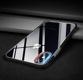 Transparant met dual color zijkant flexibel iPhone XS MAX hoesje