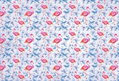 Fotobehang Flamingos Bird Pattern | XXL - 312cm x 219cm | 130g/m2 Vlies