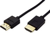 ROLINE 4K HDMI Ultra HD kabel met Ethernet, actief, ST/ST, zwart, 3 m