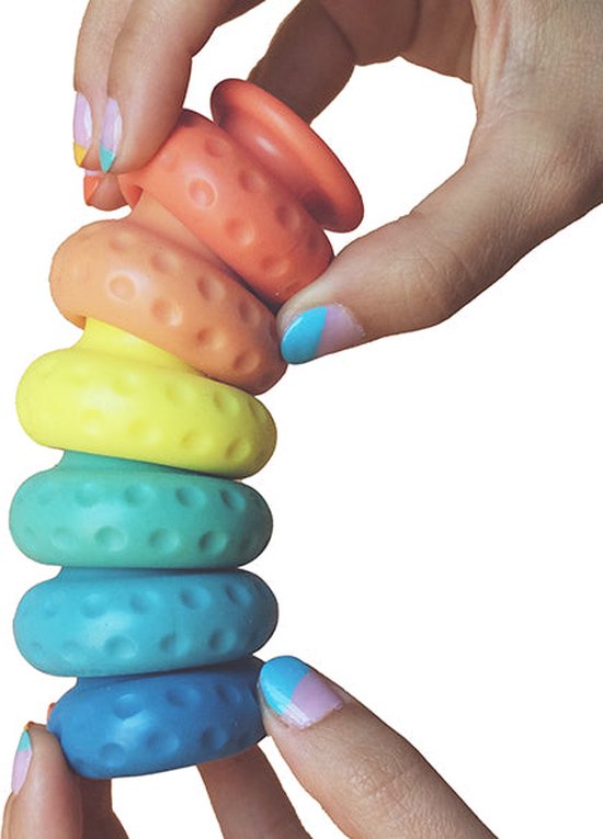Ohnut - Classic Soft Buffer Rings (Set van 4) Pride Rainbow | bol.com