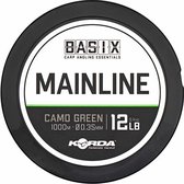 Korda Basix Mainline Camo Green 0.35 100