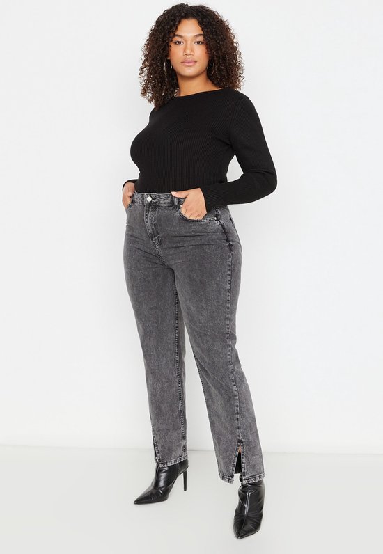 Trendyol Vrouwen Hoge taille Mama Grote maten jeans | bol.com