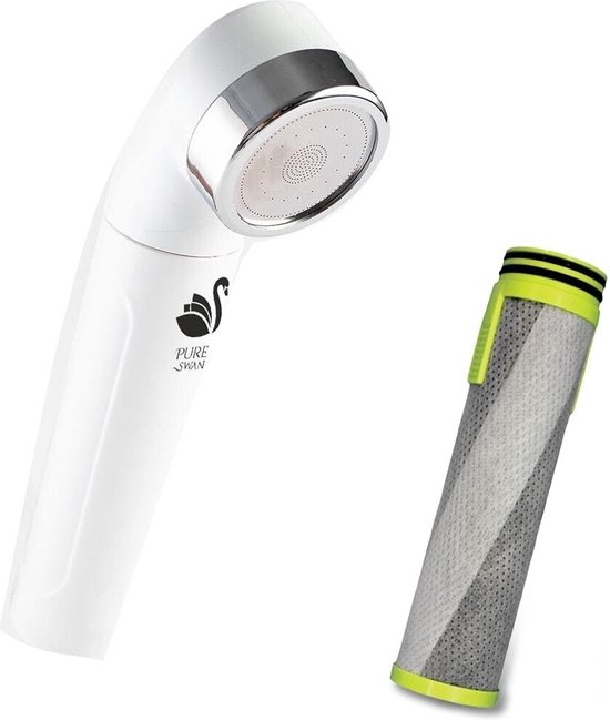 Douchekop met zuivering, filter en waterbesparing bol