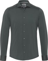 Pure - The Functional Shirt Donkergroen - Heren - Maat 37 - Slim-fit