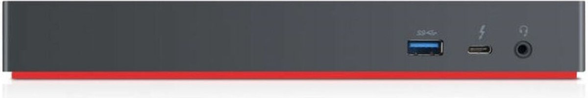 Lenovo 40AN0135EU notebook dock & poortreplicator Bedraad Thunderbolt 3 Zwart, Rood