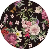 Vloerkleed vinyl rond | Flower power