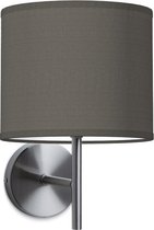 Home Sweet Home wandlamp Bling - wandlamp Mati inclusief lampenkap - lampenkap 20/20/17cm - geschikt voor E27 LED lamp - antraciet