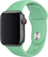 123Watches.nl bandje - bandje geschikt voor Apple Watch Series 1/2/3/4 (38&40mm) - Groen - S/M