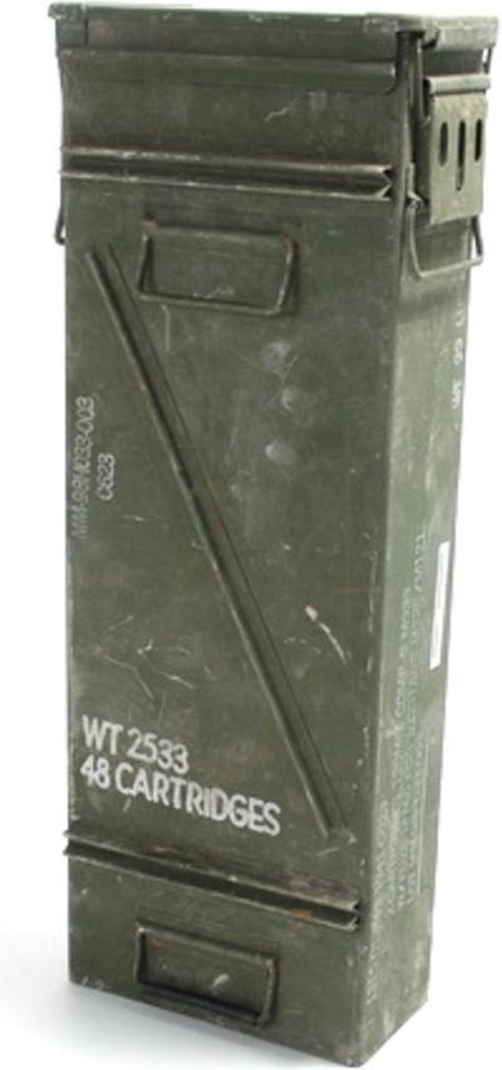 munitiekist US groot 120mm cartridge groen