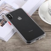 TOTUDESIGN Gingle Series Shockproof TPU + PC-hoesje voor iPhone XS Max (transparant)