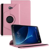 Case2go - Tablet hoes geschikt voor Samsung Galaxy Tab A 10.1 (2016/2018) draaibare hoes Roze