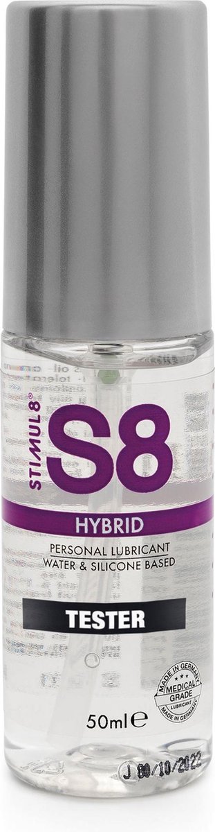 S8 hybride glijmiddel 50 ml tester