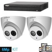 IP kit 2x Full HD 6MP Eyeball cameraset