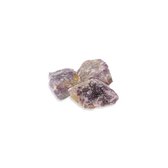 Amethist India, ruwe brokjes donker (0.00) - 6 cm - paars