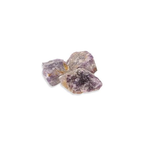 Amethist India, ruwe brokjes donker (0.00) - 6 cm - paars