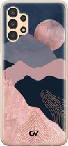 Hoesje geschikt voor Samsung Galaxy A13 4G - Landscape Rosegold - Landschap - Roze - Soft Case Telefoonhoesje - TPU Back Cover - Casevibes