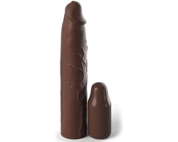 PIPEDREAMS | Pipedreams Sleeve 22,86 Cm + 7,62 Cm Plug Brown