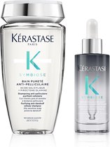 Kérastase Symbiose cellular anti-roos shampoo 250ml & nachtserum 90ml – Voordeelverpakking