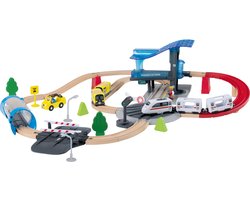 Playtive Houten Treinbaan City Expres - 51-delig - Vanaf 3 jaar - 3,5 m