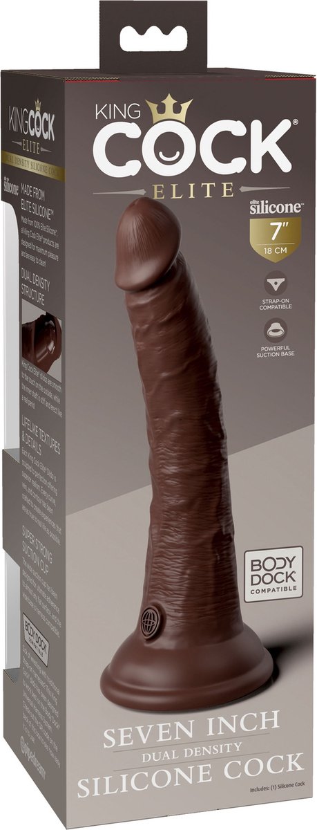 7 Inch 2Density Silicone Cock