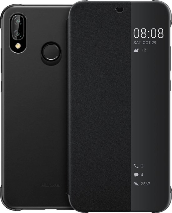 Coque Smart View Flip Cover Originale Huawei Pour P20 - Noire - Neuve (emballage Ouvert)