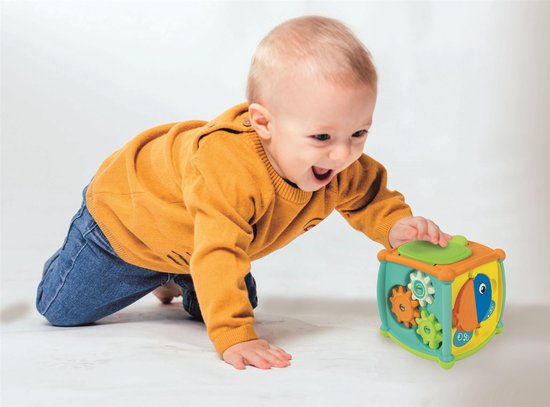 Baby Clemenoni - Kiekeboe Activiteiten Kubus - Speelkubus - Interactief Speelgoed - 1 tot 3 Jaar van Clementoni — afbeelding 4
