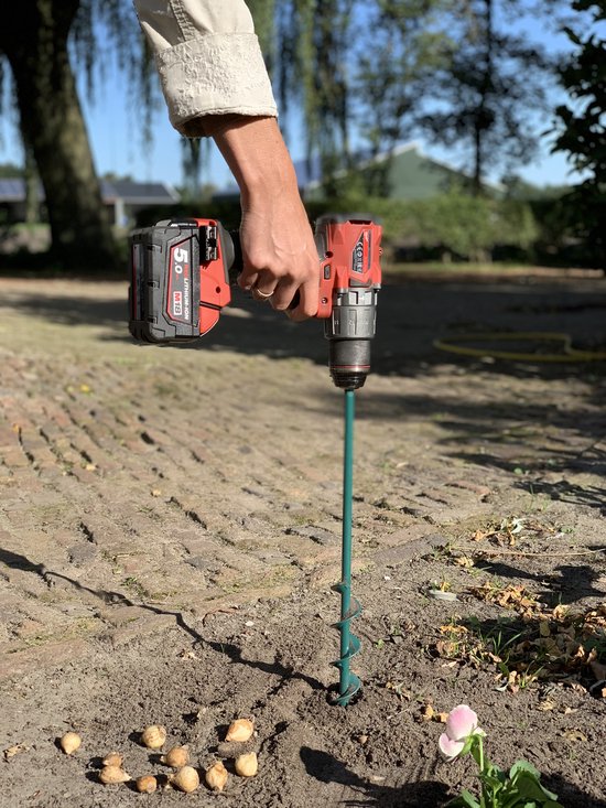 Bollenboor 3 cm - Universeel - Voor Iedere Electrische en Accu Boormachine - Bloembollen Planten van Moowy — afbeelding 2