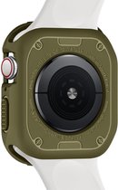 Spigen geschikt voor Apple Watch 4/5/6/7/SE 44/45mm Rugged Armor Pro - Groen