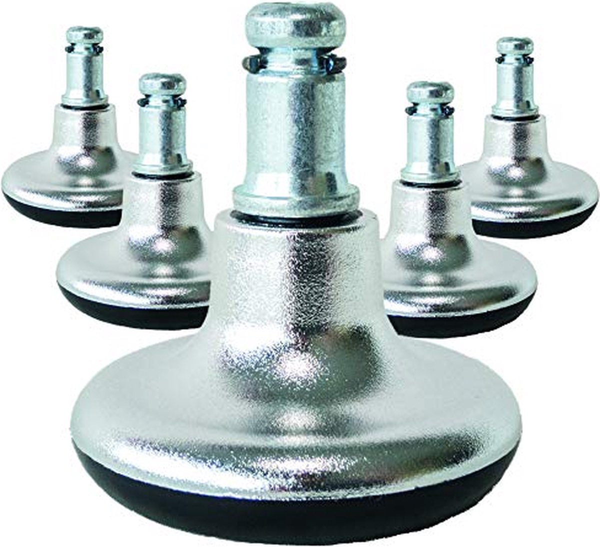 Ivol Bureaustoel Glijders / Pootjes - Set Van 5