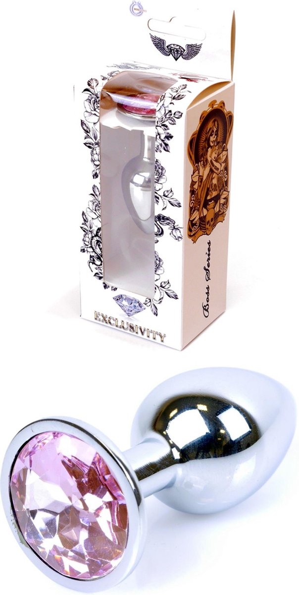 Goedkoopste Bossoftoys Metalen Plug Rose Steen