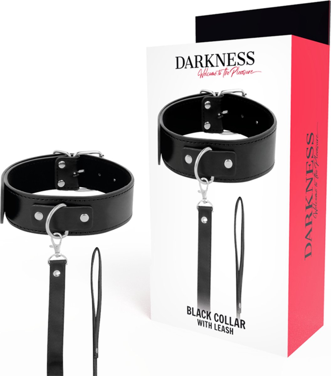 DARKNESS BONDAGE | Darkness Padded Locking Posture Collar