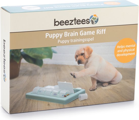 Beeztees Puppy Training Game Riff - Jouet pour chien - Vert - 35x21.5x7