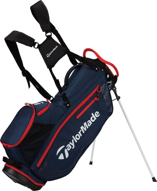 TaylorMade Pro Standbag - Blauw Rood — afbeelding 4