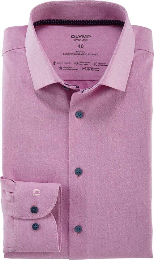 Olymp business overhemd roze