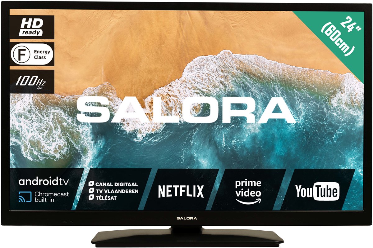 Salora 24MBA300 tv 61 cm (24") HD Smart TV Wifi Zwart