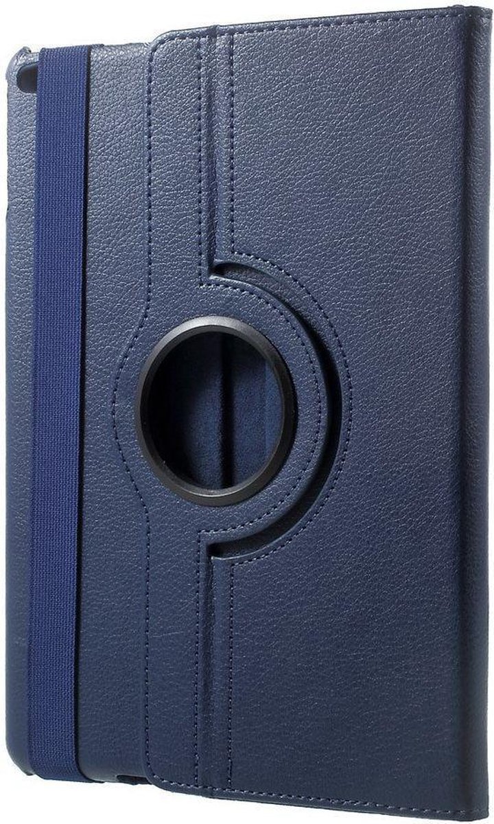 Geschikt Voor Apple iPad 2017 / 2018 / Air / Air 2 360° Draaibare Hoes Donker Blauw