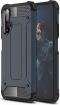 Honor 20 / Huawei Nova 5T Hybride Hoesje Blauw