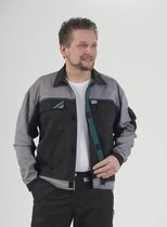 Blousonjas heren zwart/grijs/groen maat 48