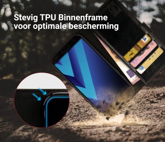 Rosso Element Housse pour Samsung Galaxy A5 2017 Noir